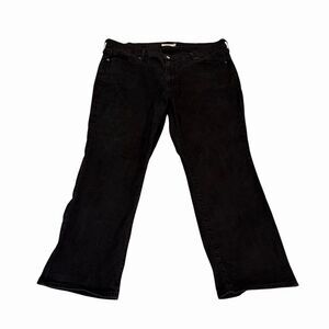 Levi’s Jeans Classic Straight Womens 20W Black Tab‎ Denim Stretch Plus Size